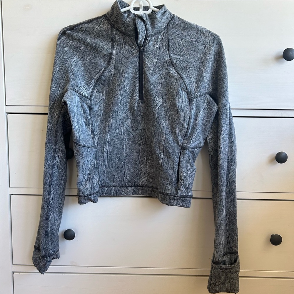 Lululemon It’s Rulu Ribbed Cropped Half Zip